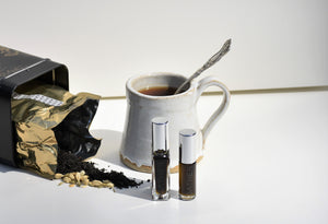 Tea Season, The London Fog, natural botanical perfume by Gather, Bergamot, Black Tea, Honey, Jasmine, Vanilla