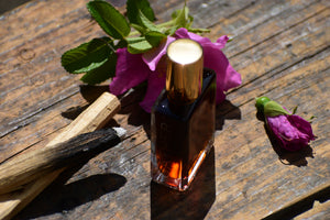 PALO ROSA - Smoked Perfume - Lt'd Ed '24 - Palo Santo, Heirloom Rose, Incense, Resins