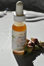 Precious Rose face serum oil by Gather, sandalwood, rooibos, argan, skin care ritual, 100% natural