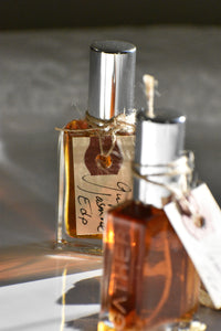 Ginger Jasmine botanical perfume by Gather, Collector's ed, 100% Natural, Spiced floral, gourmand fragrance