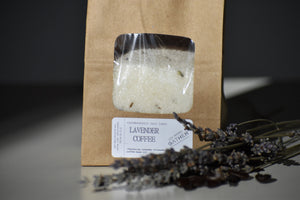 Lavender coffee bath salt soak aromatherapy, 100% natural by Gather perfume 