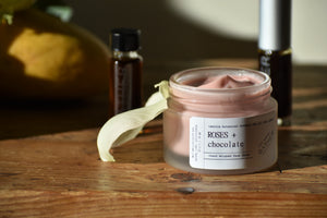 Roses Chocolate face cream 100% natural by Gather