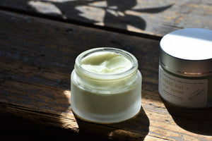 VIOLET LEAF BLUE YARROW | hand whipped face cream