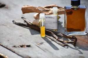 autonoetic botanical perfume ginger sandalwood butter tea by gather