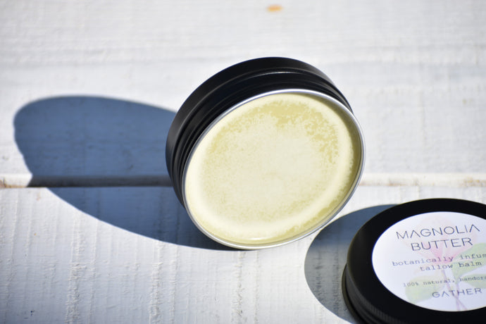 MAGNOLIA BUTTER | herbal infused tallow intensive healing balm |